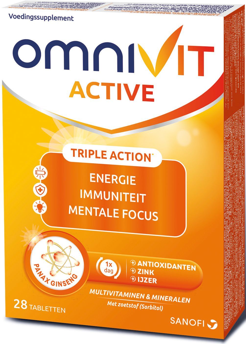 Omnivit Active 28 Comprimés | Multivitamines