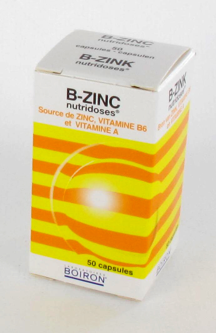 B-zinc Nutridoses Caps 50 Unda-boiron