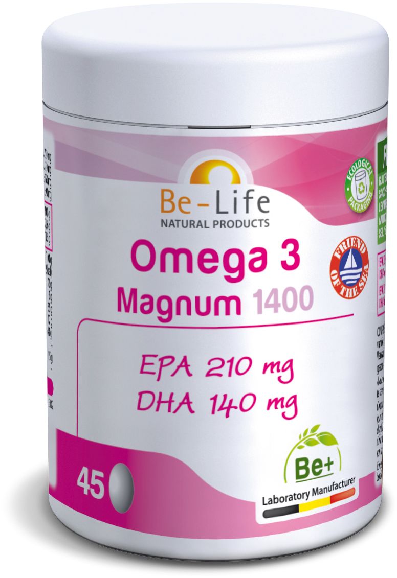 Be-Life Omega 3 Magnum 1400 45 Gélules